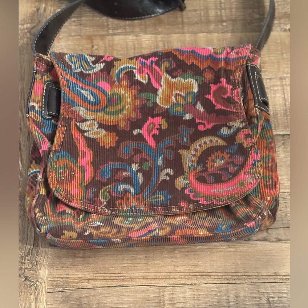 Stamp 10 Vintage Crossbody Handbag. 11”x11.5” Boho | Dopamine | Retro | Y2K - Picture 15 of 16